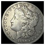 1892-CC Silver Morgan Dollar LIGHTLY CIRCULATED