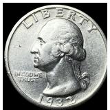 1932-S Silver Washington Quarter UNCIRCULATED