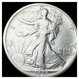 1917-S Silver Walking Liberty Half Dollar CLOSELY