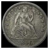 1856 Seated Liberty Dime NEARLY UNCIRCULATED