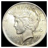 1924 Silver Peace Dollar UNCIRCULATED