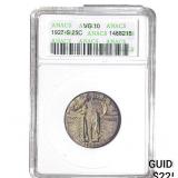 1927-S Standing Liberty Quarter ANACS VG10