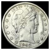 1892-O Silver Barber Quarter HIGH GRADE