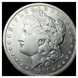 1891-O Silver Morgan Dollar ABOUT UNCIRCULATED