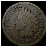 1870 Indian Head Cent NICELY CIRCULATED