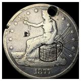 1877-S Silver Trade Dollar NICELY CIRCULATED