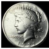 1921 Silver Peace Dollar LIGHTLY CIRCULATED