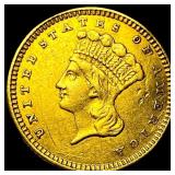 1859 Gold $1 Indian Head HIGH GRADE