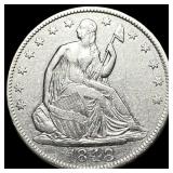 1848-O Silver Half Dollar CLOSELY UNCIRCULATED