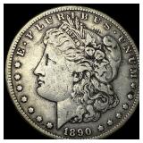 1890-CC Silver Morgan Dollar NEARLY UNCIRCULATED