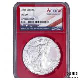 2023 Silver Eagle NGC MS70