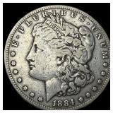 1884 Morgan Silver Dollar ABOUT UNCIRCULATED