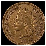 1909-S Indian Head Cent CLOSELY UNCIRCULATED