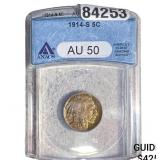 1914-S Buffalo Nickel ANACS AU50