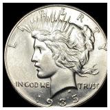 1935 Silver Peace Dollar CHOICE BU