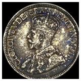 1931 Canada Silver 10 Cents NEARLY UNCIRCULATED