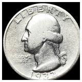 1932-S Silver Washington Quarter NICELY CIRCULATED