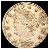 1883 Liberty Head Nickel (No Cents) GEM BU