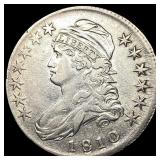 1810 Capped Bust Half Dollar CLOSELY UNCIRCULATED