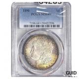 1890 Morgan Silver Dollar PCGS MS64+