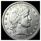 1915-D Silver Barber Quarter CLOSELY UNCIRCULATED
