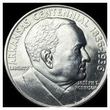 1936 Arkansas Centennial Half Dollar CHOICE BU