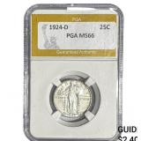 1924-D Standing Liberty Quarter PGA MS66