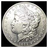 1892-S Silver Morgan Dollar CLOSELY UNCIRCULATED