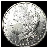 1887 Silver Morgan Dollar UNCIRCULATED