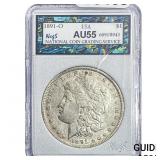 1891-O Morgan Silver Dollar NCGS AU55