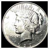 1927 Silver Peace Dollar CLOSELY UNCIRCULATED