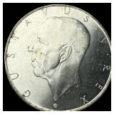 1938 Sweden Silver 2 Kroner UNCIRCULATED