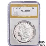 1879-S Morgan Silver Dollar PGA MS65