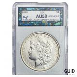 1890 Morgan Silver Dollar NCGS AU58