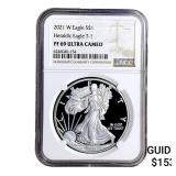 2021-W Silver Eagle NGC PF69 Hearldic Eagle T-1 UC