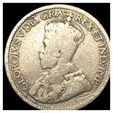 1913 Canada Silver 10 Cents LIGHTLY CIRCULATED