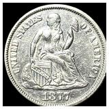 1877 Seated Liberty Dime CLOSELY UNCIRCULATED
