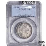 1907-O Barber Half Dollar PCGS VF20