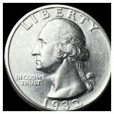 1932-S Silver Washington Quarter CLOSELY UNCIRCULA