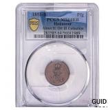 1851 Hannover 1 Pfennig PCGS MS64 RB