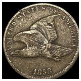 1858 Copper-Nickel Flying Eagle Cent HIGH GRADE