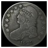 1829 Capped Bust Half Dollar NICELY CIRCULATED