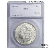1902-O Morgan Silver Dollar SEGS MS63