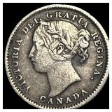 1898 Canada Silver 10 Cents NEARLY UNCIRCULATED