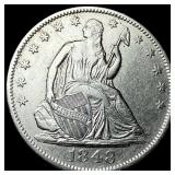 1848-O Silver Half Dollar CLOSELY UNCIRCULATED