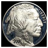 2001-P Silver $1 American Buffalo Commemorative CH