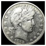 1915-S Silver Barber Half Dollar LIGHTLY CIRCULATE