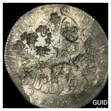 Colonial Spain Silver 8 Reales Punchmarked NEARLY