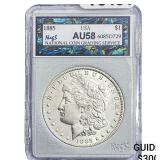 1885 Morgan Silver Dollar NCGS AU58
