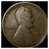 1909-S Lincoln Wheat Cent LIGHTLY CIRCULATED